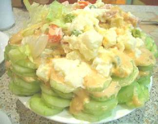 我的研究性学习：自选沙拉堆砌技巧的研究 - 橙衣少年 - 跟着我勇敢地走下去
